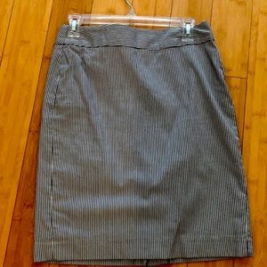 Banana republic pinstripe skirt